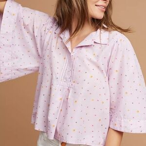 MAEVE Eliot Printed Blouse Sz L